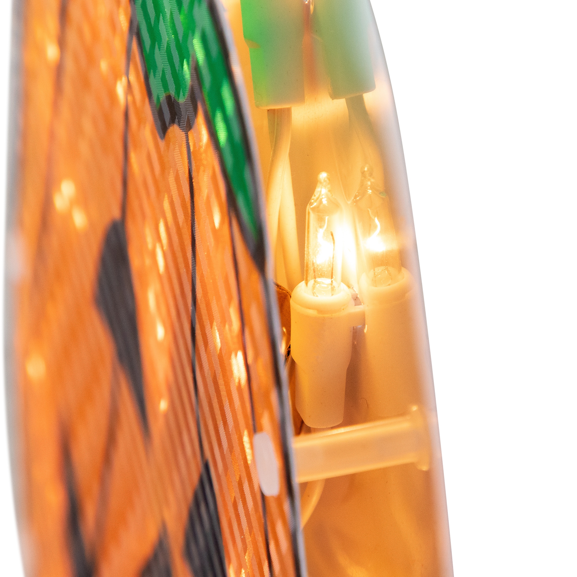 Lighted Jack-O-Lantern Halloween Window Silhouette